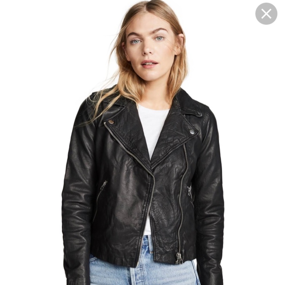 Madewell Washed Leather Jacket
